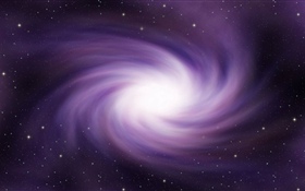 Lila Galaxie, Weltraum