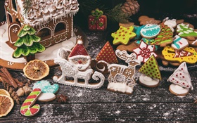 Köstliche Kekse, Weihnachten HD Hintergrundbilder